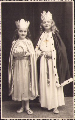 HST P908 Poză fetițe Orăștie 1941 studio Zweier foto