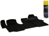Set Covorase Auto Cauciuc Umbrella Pentru Volkswagen Crafter (2017-) Mann Tge (2017-) , 3 Pcs + Spray Curatitor Bord Antistatic Cu Spuma Activa (Lamai