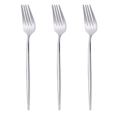 Set Furculițe, Slim, Oțel Inoxidabil, 21.5 cm, 3 Bucăți foto
