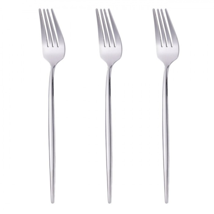 Set Furculițe, Slim, Oțel Inoxidabil, 21.5 cm, 3 Bucăți