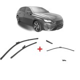 Cumpara ieftin Set 3 stergatoare PEUGEOT 308 III (FB_, FH_, FP_, F3_, FM_) 2021, parbriz si luneta, Valeo Silencio