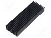 Radiator extrudat, aluminiu, 100mm x 33mm, neagra, FISCHER ELEKTRONIK - SK 635 100 SA foto