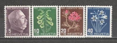 Elvetia.1948 Pro Juventute-Flori alpine SH.17 foto