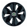 Set 4 Capace Roti Roco Negru R16, pentru Skoda, Autohelix MSA