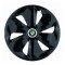 Set 4 Capace Roti Roco Negru R16, pentru Skoda