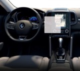 Folie Protectie Navigatie Renault Koleos 2019+, Duragon, protectie Display Navigatie, silicon Mat, Anti-zgarieturi, Anti-amprenta, kit instalare