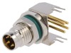 Conector M8 Tata 4 Pini IP68 Amphenol M8S-04PMMR-SF8001 Montare Panou Unghi 90 Grade