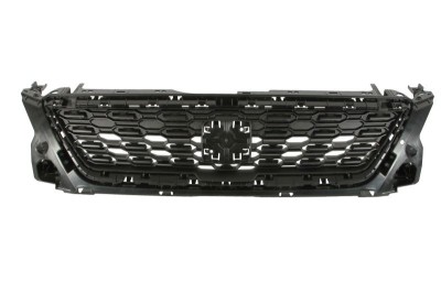 Grila masca radiator Seat Ibiza, 10.2017-, Fata, Fara cadru cromat; negru, Aftermarket foto