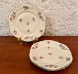 3 FARFURII DIN PORTELAN CREM- ROSENTHAL KRONACH- GERMANY- VIKTORIA LOMBUL 1901-1933 D19,5CM