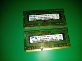 Kit Memorii laptop dual channel DDR3 4Gb 1333Mhz 2x2Gb Samsung PC3-10600S