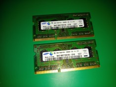 Kit Memorii laptop dual channel DDR3 4Gb 1333Mhz 2x2Gb Samsung PC3-10600S