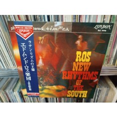 Vinil LP "Japan Press" Edmundo Ros &amp; His Orchestra &lrm;&ndash; New Rhythms Of The South (G+)