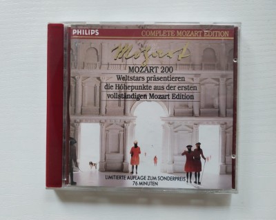 CD: Mozart &amp;ndash; Mozart 200 (Weltstars Pr&amp;auml;sentieren Die H&amp;ouml;hepunkte Aus Der Ersten Vollst&amp;auml;ndigen Mozart Edition) foto