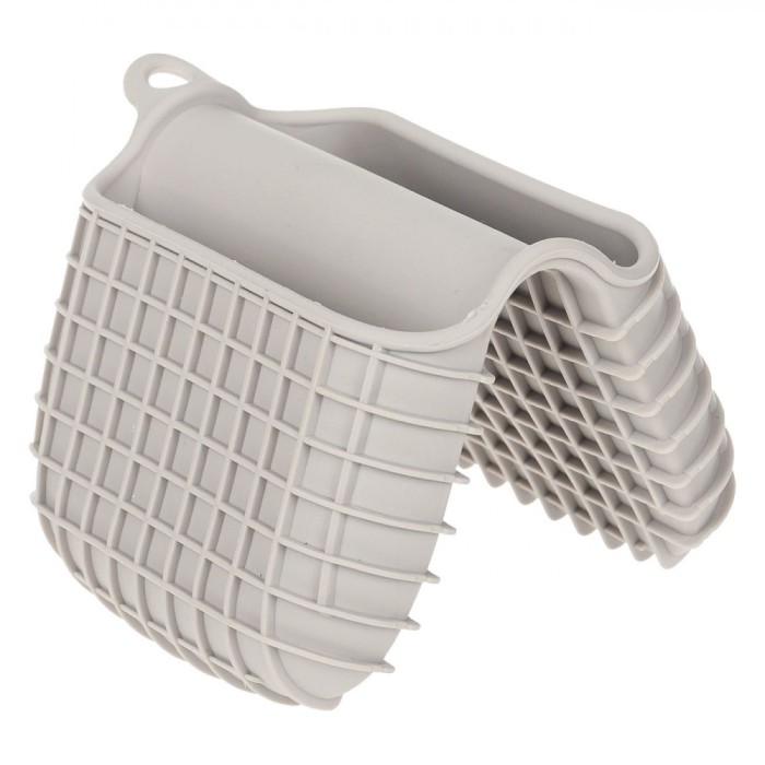 Mănușă Silicon, Model Carouri, Culoare Bej, Dimensiuni 10x8 cm