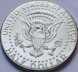 1/2 ,Half Dollar 2025 USA, unc, lit.D / P, km#202b, America de Nord