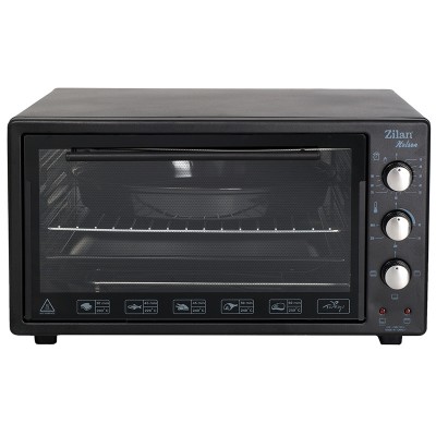 Cuptor electric Zilan, 45 L, 1300 W, timer, grill, tava coacere, tava pizza incluse + Cadou surpriza foto