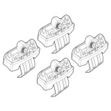Kit montaj bare transversale C190 pentru Mazda 3 5 usi, Alumia Quadra/Silenzio
