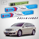Cumpara ieftin Ștergătoare Mercedes-Benz Clasa R W251 2005-2012 | Set Față și Spate Flat &ndash; TeamCar&reg;