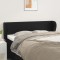 vidaXL Tăblie de pat cu aripioare gri 147x23x78/88 cm piele ecologică 3116958