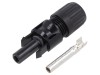 Conector solar mamă drept crimpat MC4 4-6mm2 7-8.8mm