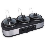 Cumpara ieftin Aparat de gatit cu 3 boluri de 1,3l cu gatire lenta &bdquo;Dunlop Slow Cooker XL&rdquo;