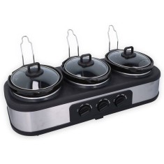 Aparat de gatit cu 3 boluri de 1,3l cu gatire lenta &bdquo;Dunlop Slow Cooker XL&rdquo;
