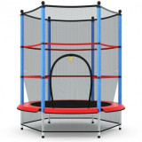 Trambulina si Plasa de Siguranta Sportmann 140 cm Albastru FitLine Training