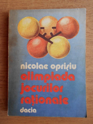 Nicolae Oprisiu - Olimpiada jocurilor rationale foto