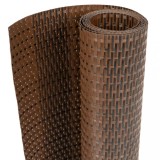 Cumpara ieftin Paravan pentru balcon 10 buc. maro si negru 255x19 cm poliratan