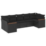 Cumpara ieftin Patio Sofa Set 7-Locuri Black