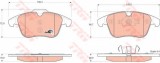 Set placute frana,frana disc VOLVO V70 II (SW) (2000 - 2007) TRW GDB1683