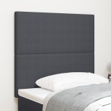 Tablie Pat Gri Inchis 100cm VidaXL Catifea Raiata Design Simplu Montaj Perete