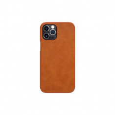 Husa Flippentru Apple Apple iPhone 12 Pro Max Nillkin QIN Leather Case Brown