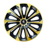 Cumpara ieftin Set 4 capace roti Extra strong gold R16 pentru gama Peugeot