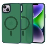 Husa pentru iPhone 14 Plus - Techsuit HaloFrost&nbsp;MagSafe Series - Midnight Green