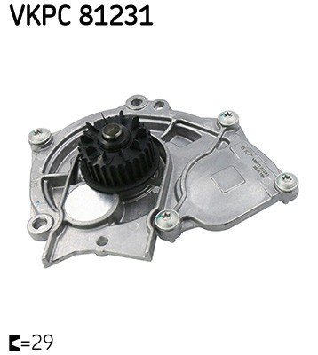 SKF VKPC 81231 Pompă de apă, răcire motor