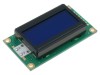 Afișaj LCD Alfanumeric 8x2 Albastru LED