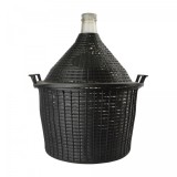 Sticle de sticlă, balon de sticlă, 25L, cu deschidere normală cu coș, dop de plastic