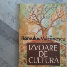 Izvoare de cultura de Romulus Vulcanescu