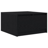 Cumpara ieftin Masuta de cafea cu sertare Stejar negru 70,5x70x40 cm