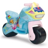 Motocicleta tip ride-on, Injusa, Injusa, fara pedale, stabil si usor de utilizat, Peppa Pig