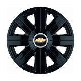 Set 4 Capace Roti, potrivite jantelor de R14, pentru Chevrolet, model Cosmos Negru