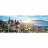 Puzzle 1000 piese - Panorama Castle of Menthon, France | Trefl