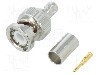 Conector BNC, 50&Omega;, tata, aurit, AMPHENOL - 112533