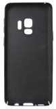 Husa tip capac spate Metallic Mesh neagra pentru Samsung Galaxy S9 G960
