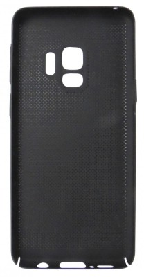Husa tip capac spate Metallic Mesh neagra pentru Samsung Galaxy S9 G960 foto