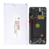 LCD+Touchscreen cu Rama Samsung Galaxy Note 10 Lite / N770 BLACK Original Service Pack