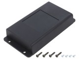 Carcasă Universală ABS Neagră 69x133x23mm