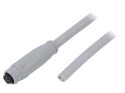 Conector M8 5m Mamă 5 PIN Drept IP67 30V PVC foto