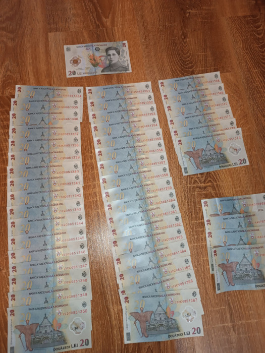 Bancnota 20LEI (serie de 40buc)